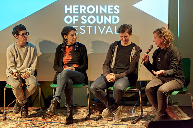 Panel discussion: Marine Drouan, Bettina Wackernagel, Beate Kunath & Mo Loschelder